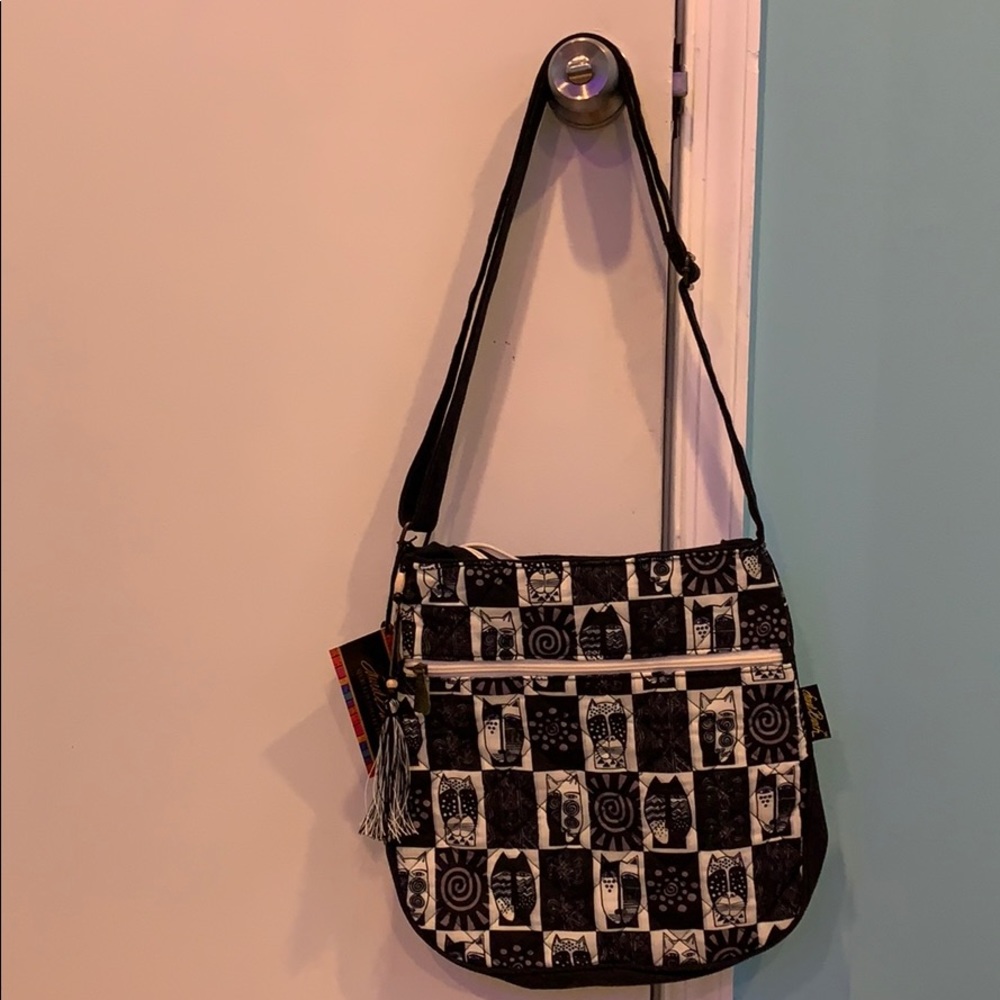 Laurel Burch Quilted Cat pattern bag